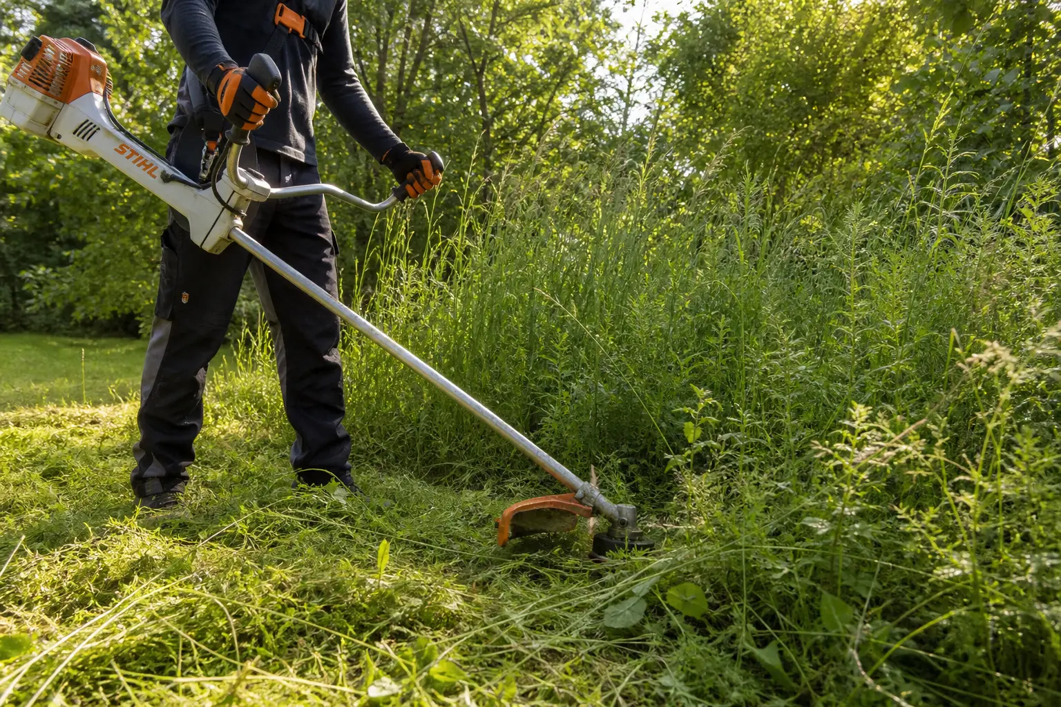 Effektiv havepleje med buskrydder stihl